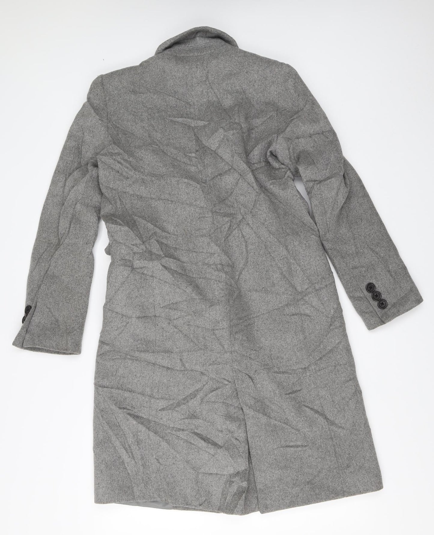 Stradivarius Womens Grey   Overcoat Coat Size M