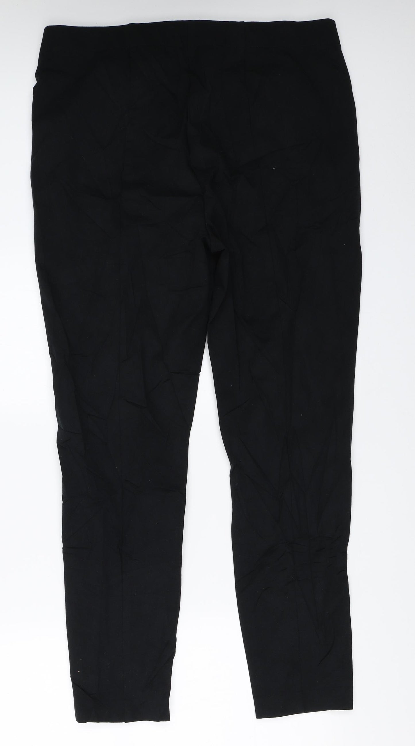 Marks and Spencer Womens Black   Capri Trousers Size 18 L28.5 in