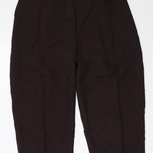 Preworn Womens Brown   Trousers  Size 24 L24 in