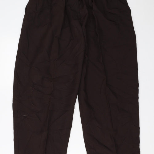 Preworn Womens Brown   Trousers  Size 24 L24 in
