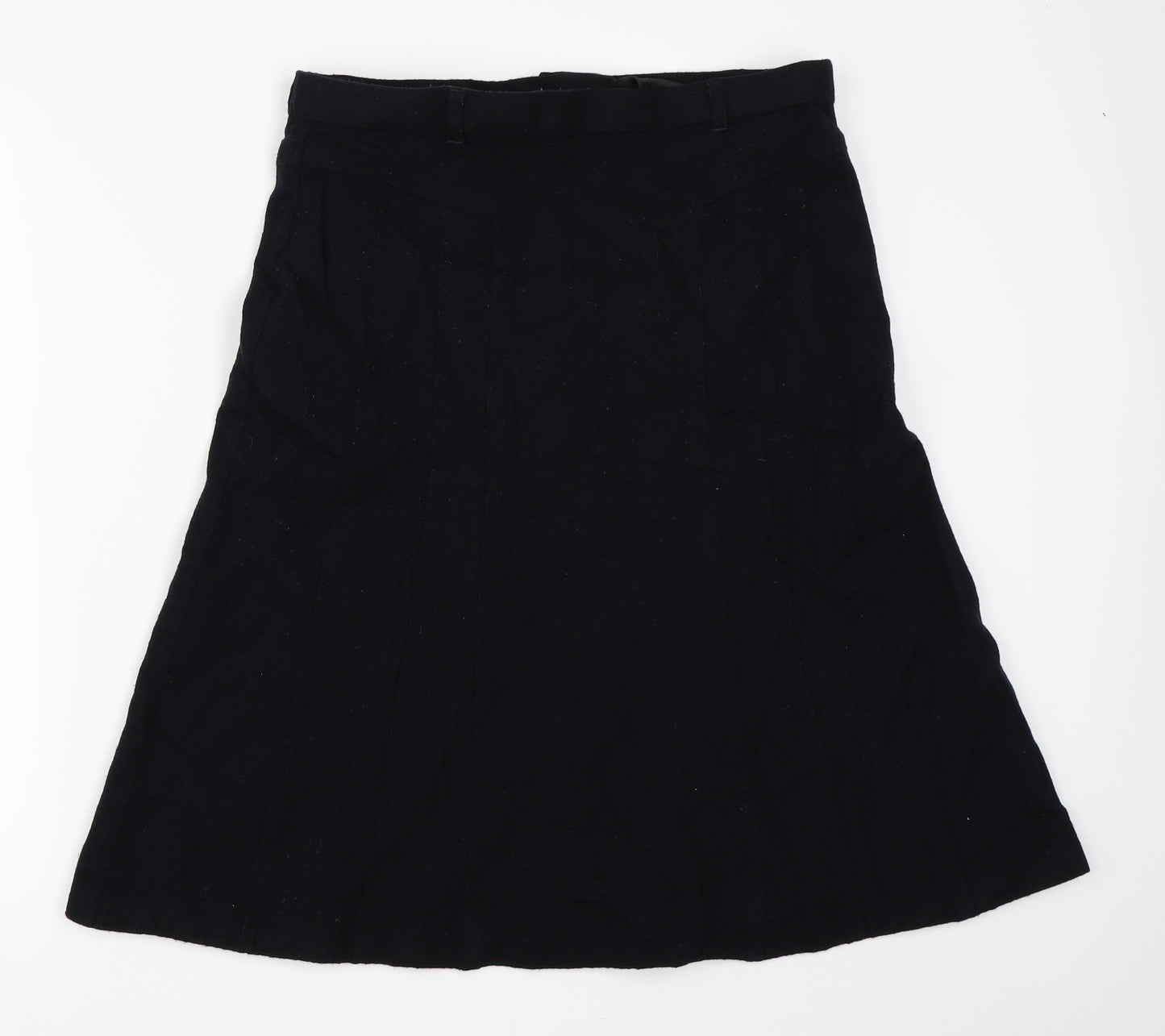 Marks and Spencer Womens Black   A-Line Skirt Size 16