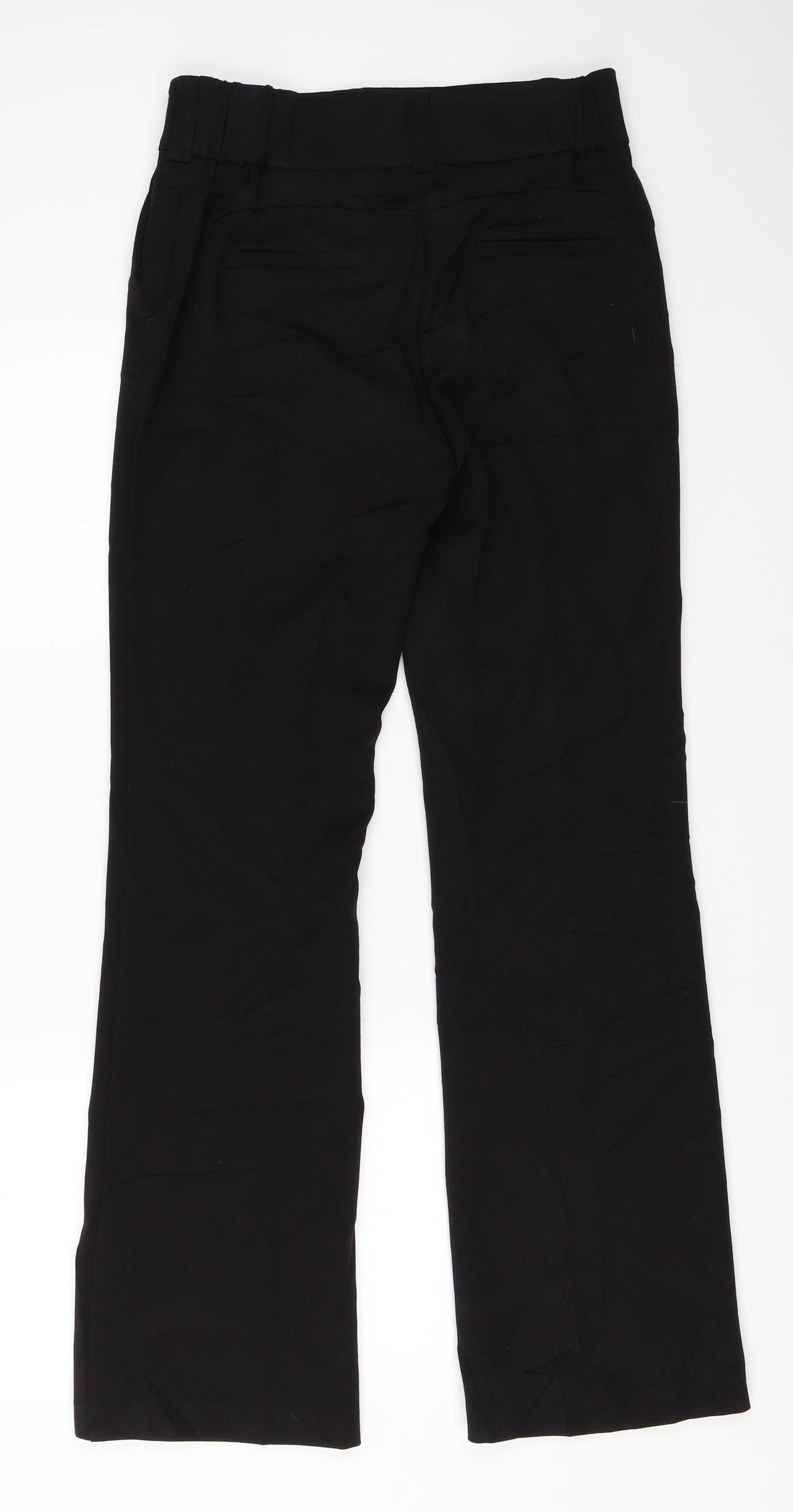 NEXT Womens Black   Trousers  Size 8 L30 in