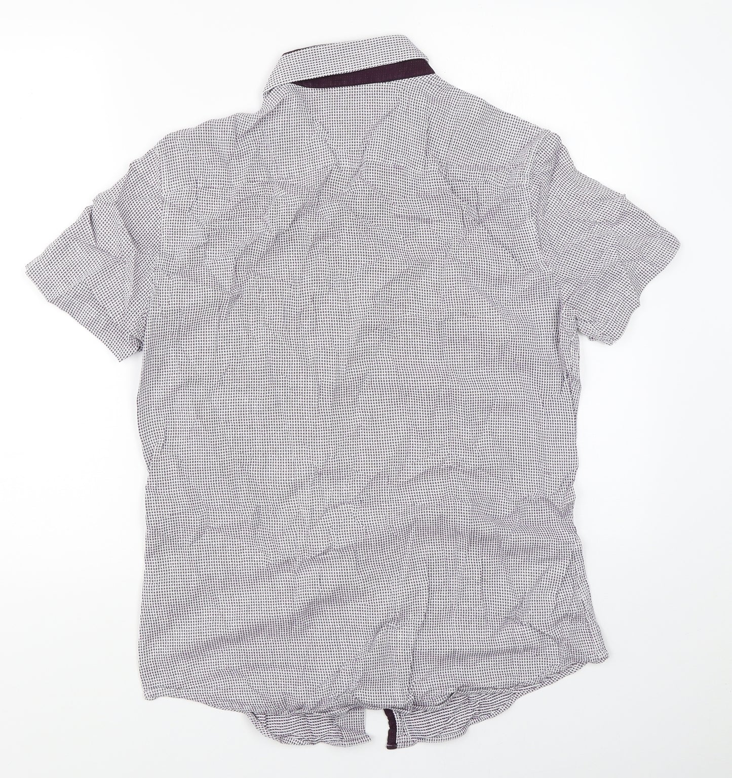 NEXT Mens Purple    Button-Up Size M