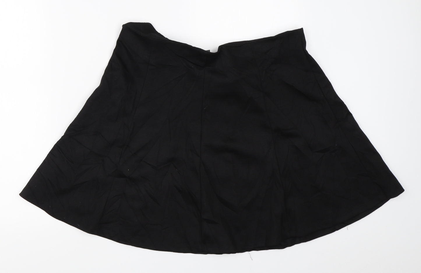 Primark Womens Black   Skater Skirt Size 18