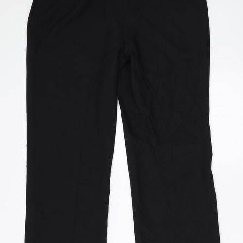 F&F Womens Black   Trousers  Size 12 L27 in