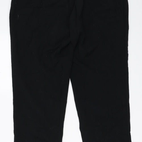 Marks and Spencer Womens Black   Trousers  Size 14 L28.5 in