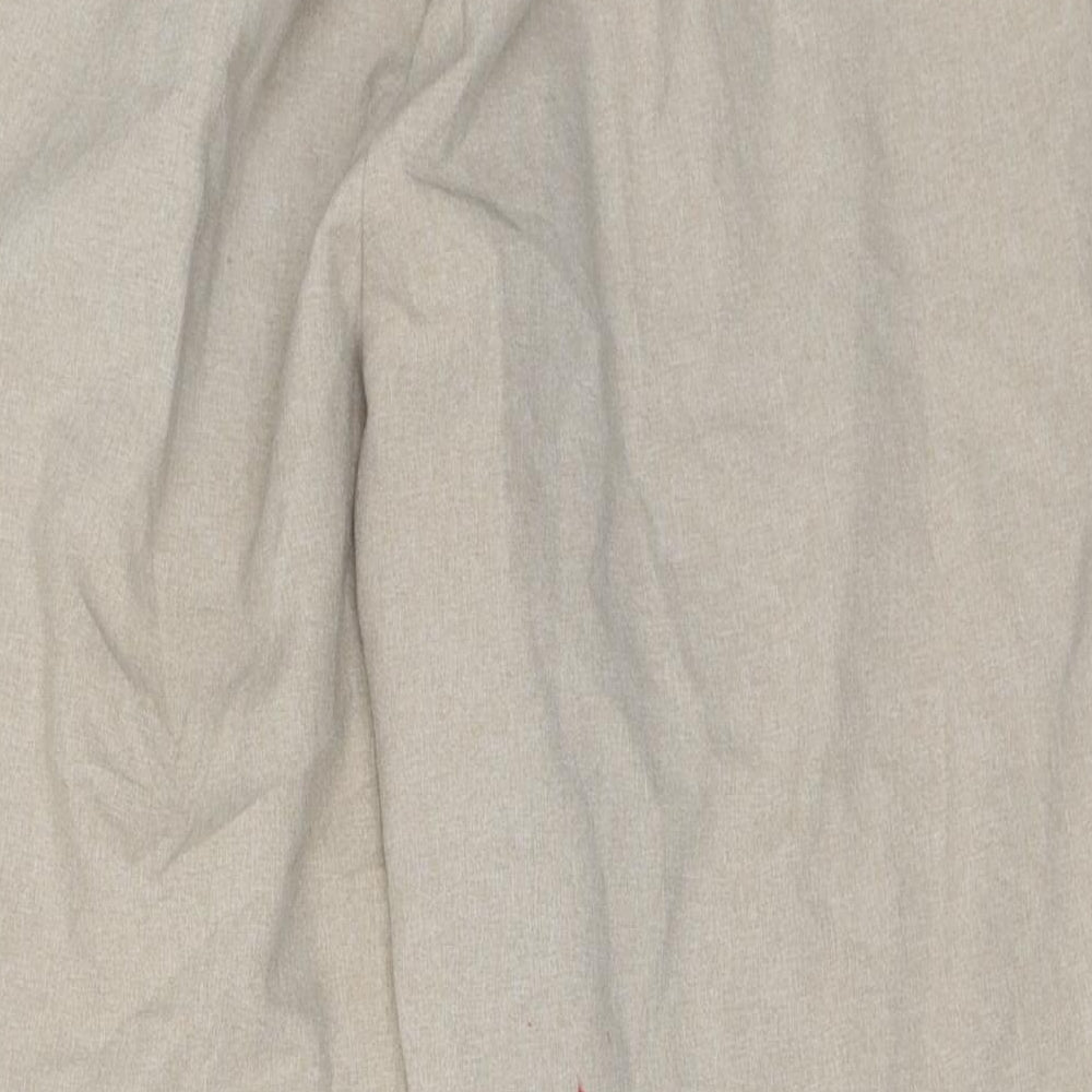 Sarah Hamilton Womens Beige   Cropped Trousers Size 16 L24 in