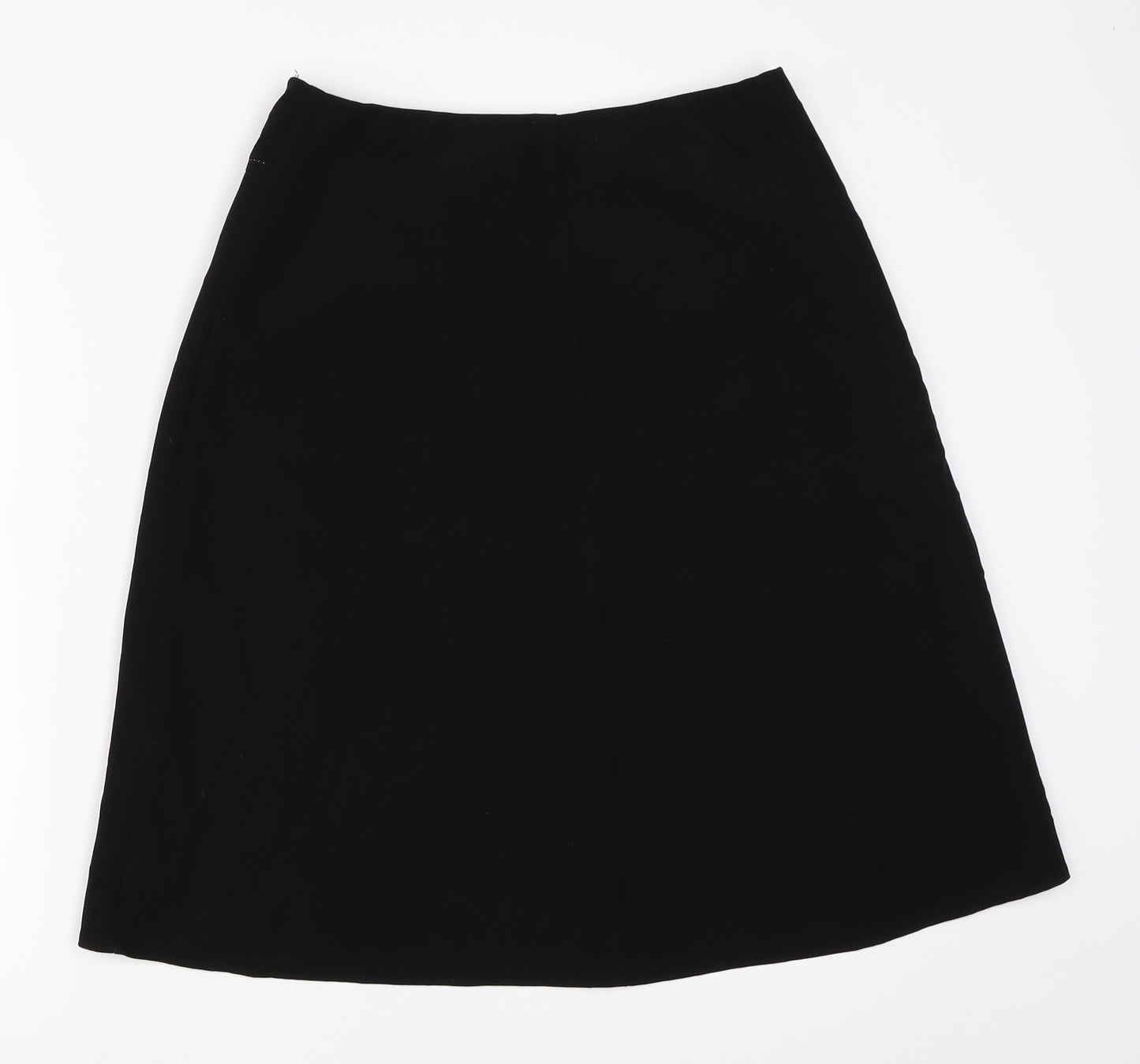 Marks and Spencer Womens Black   A-Line Skirt Size 8