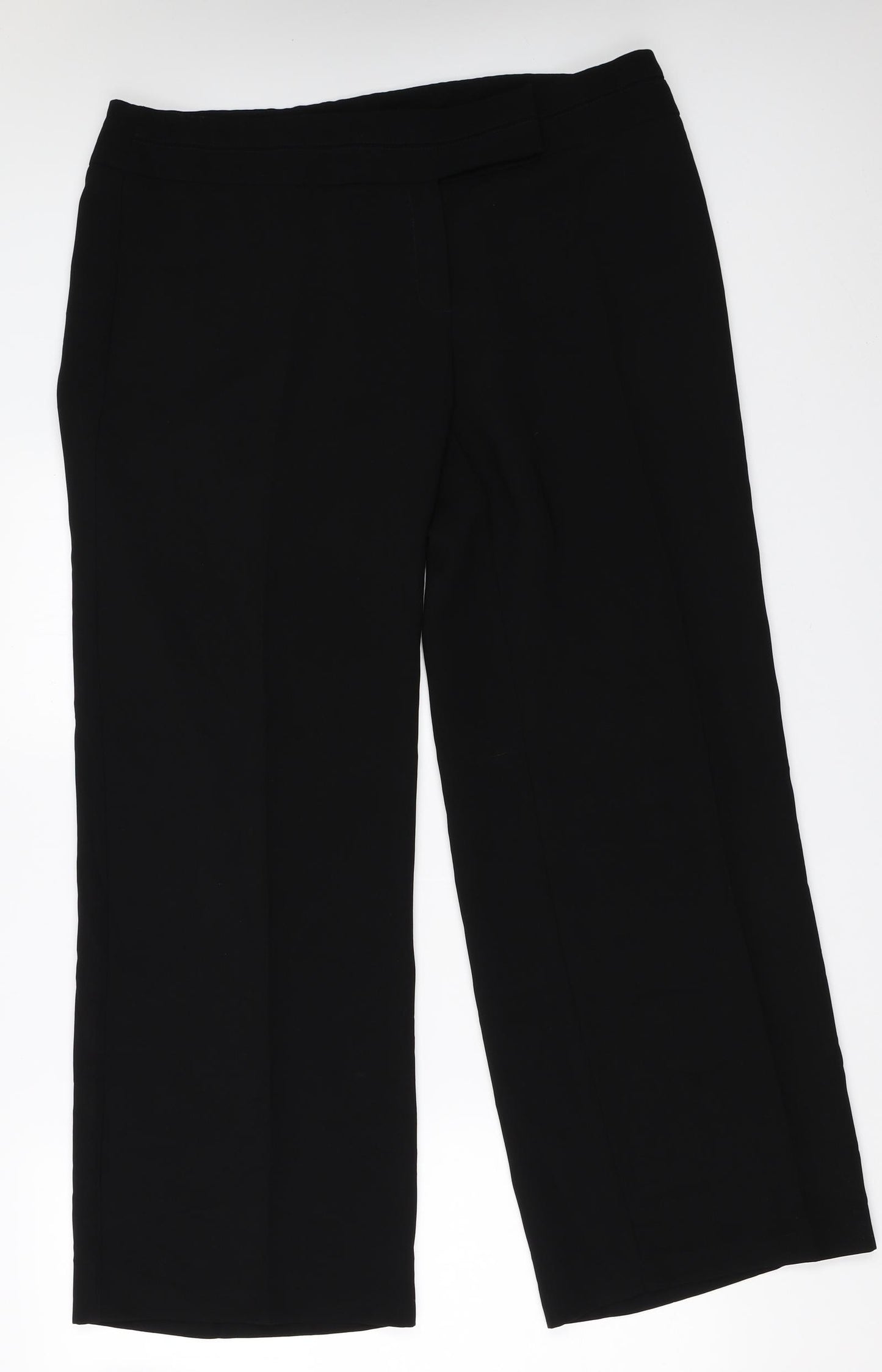 Marks and Spencer Womens Black   Trousers  Size 18 L31 in