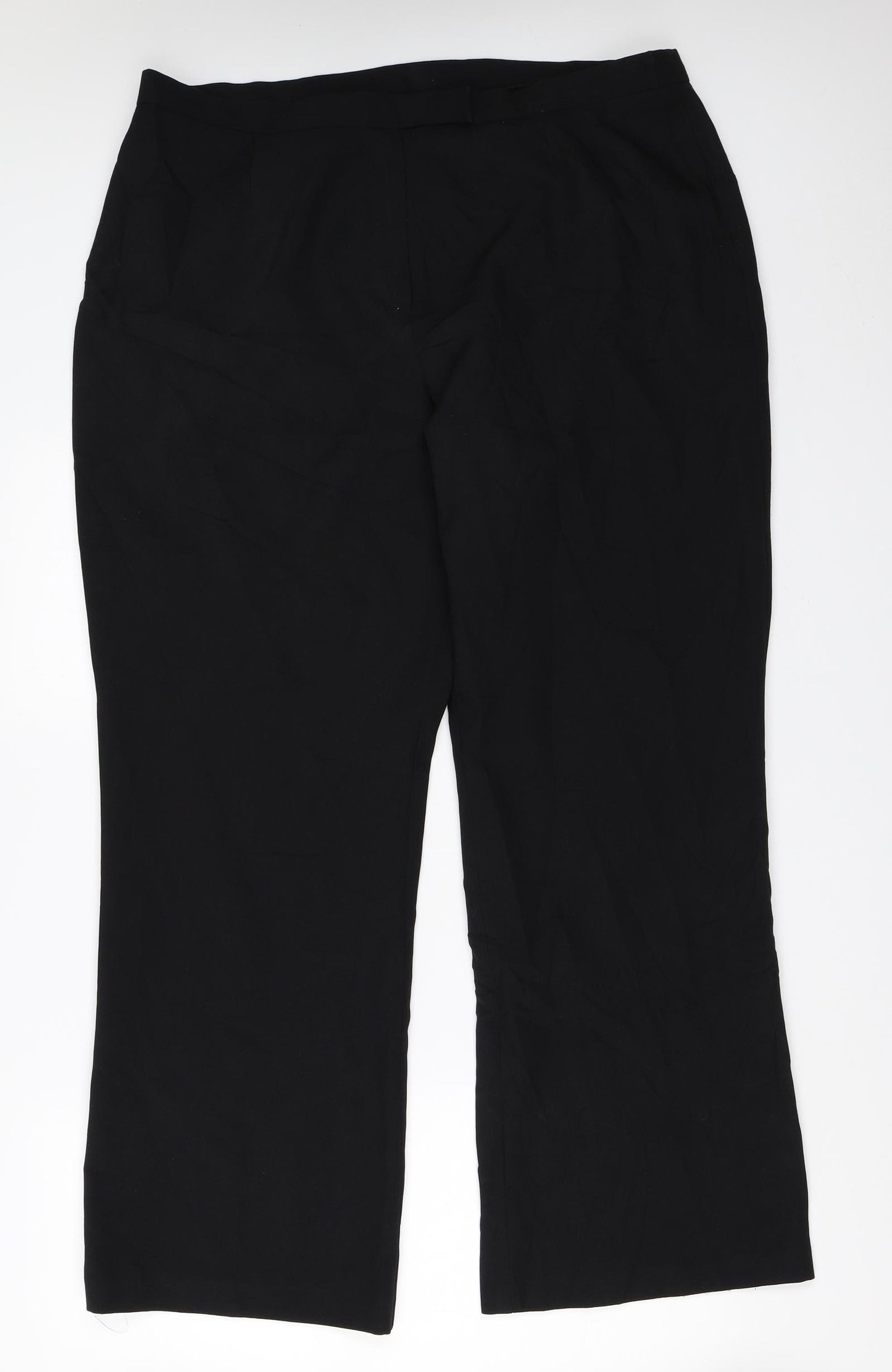 New Look Womens Black   Trousers  Size 20 L30.5 in