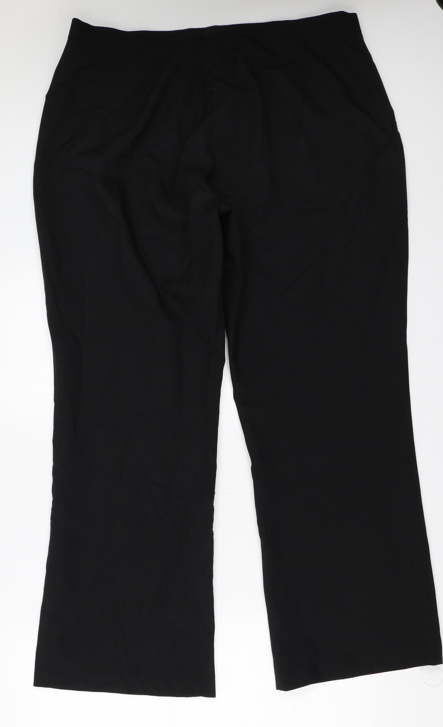 New Look Womens Black   Trousers  Size 20 L30.5 in