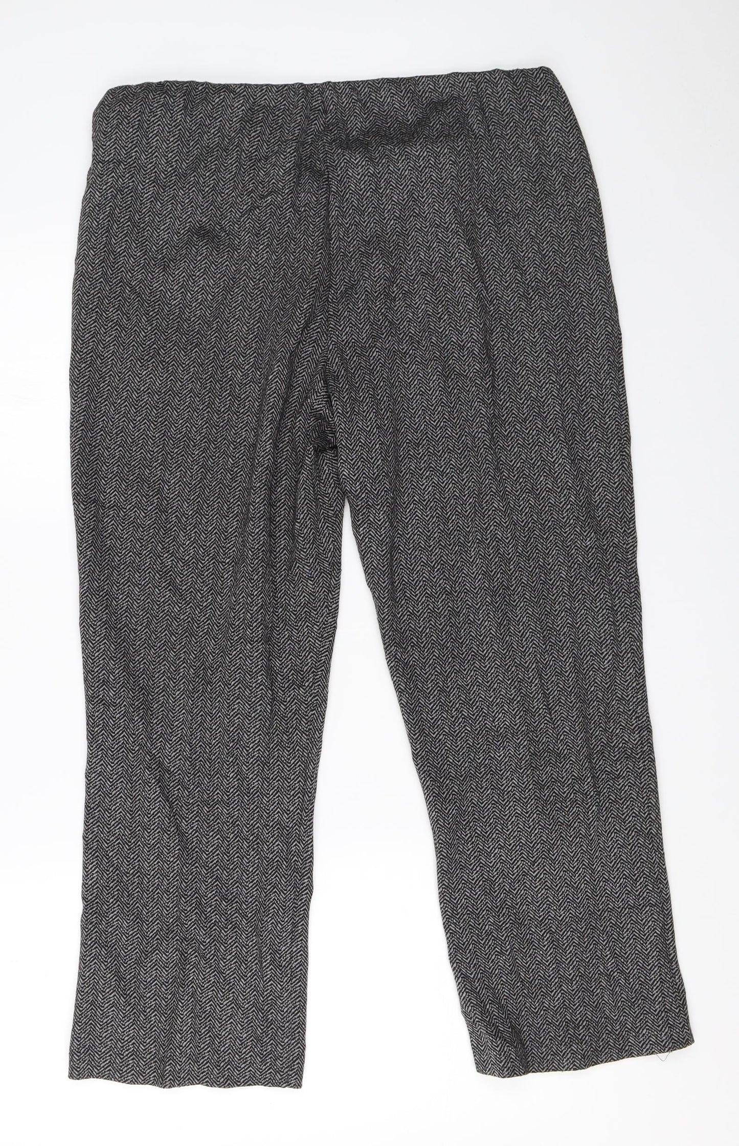 Bonmarché Womens Grey   Trousers  Size 16 L25 in