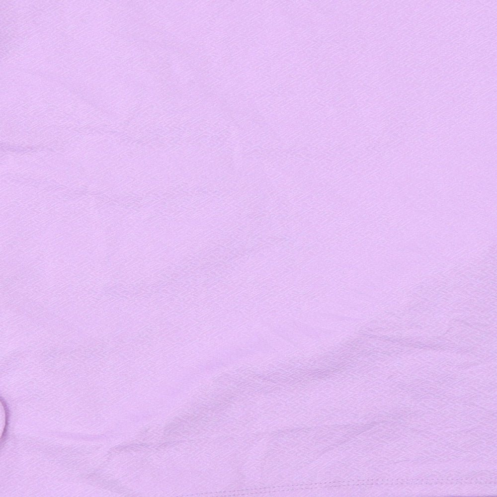 ASOS Womens Purple   Basic Blouse Size 18  - puff sleeve