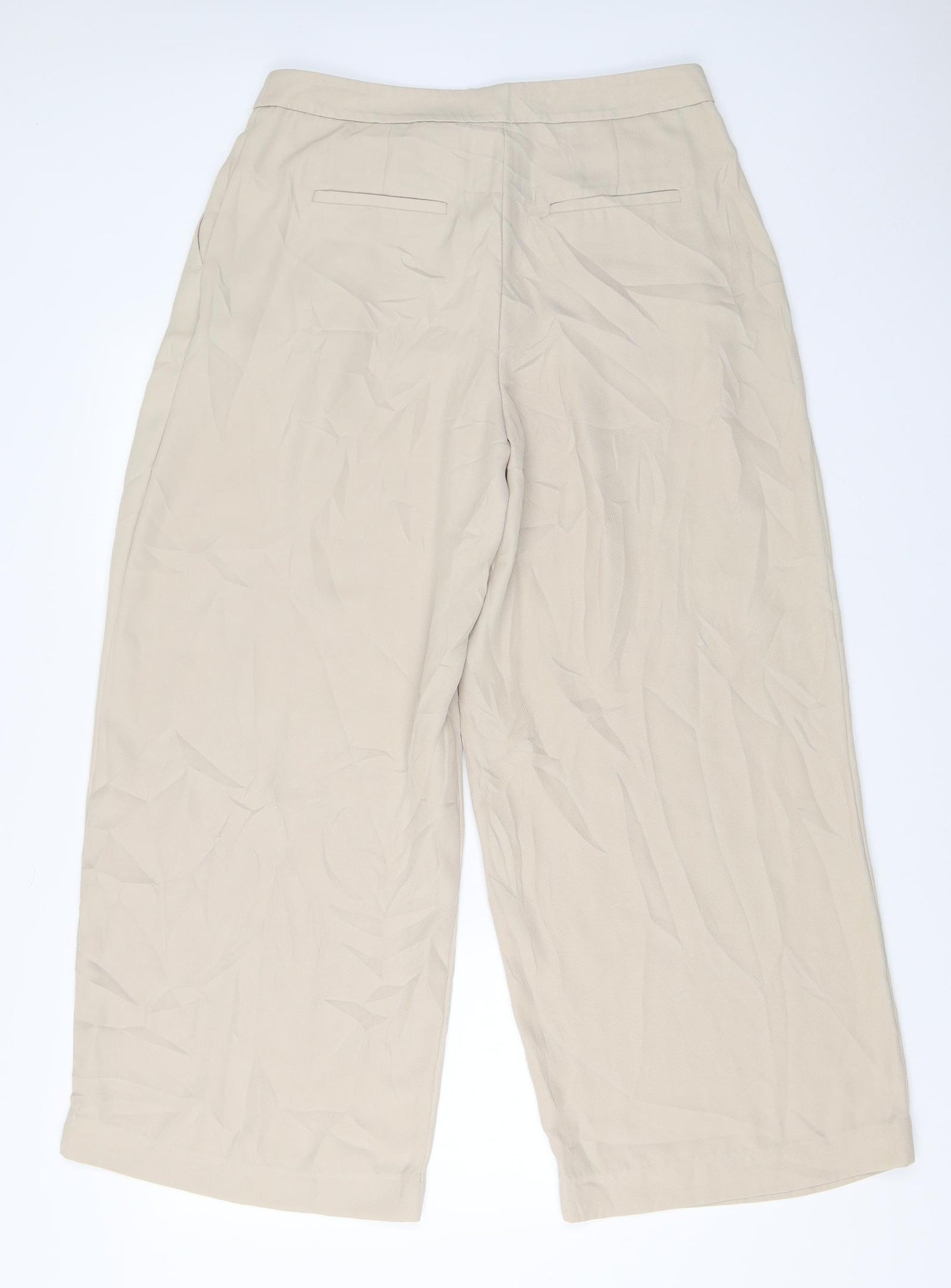 Marks and Spencer Womens Beige   Trousers  Size 14 L28 in