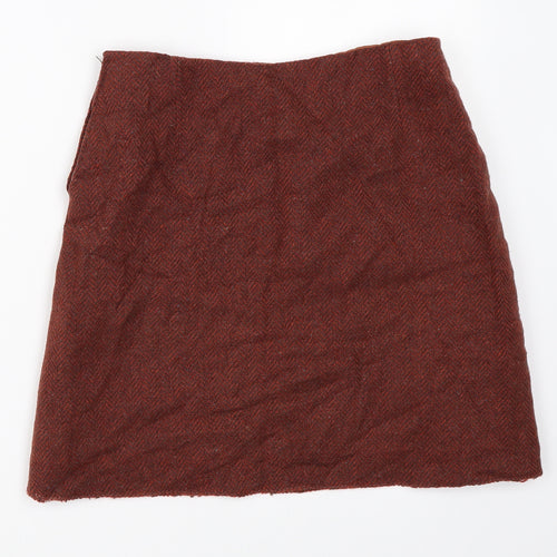 Preworn Womens Red   Mini Skirt Size 27 in