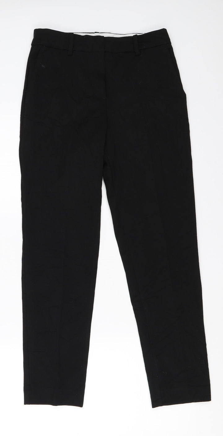 H&M Womens Black   Trousers  Size 34 L27 in