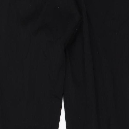 H&M Womens Black   Trousers  Size 34 L27 in