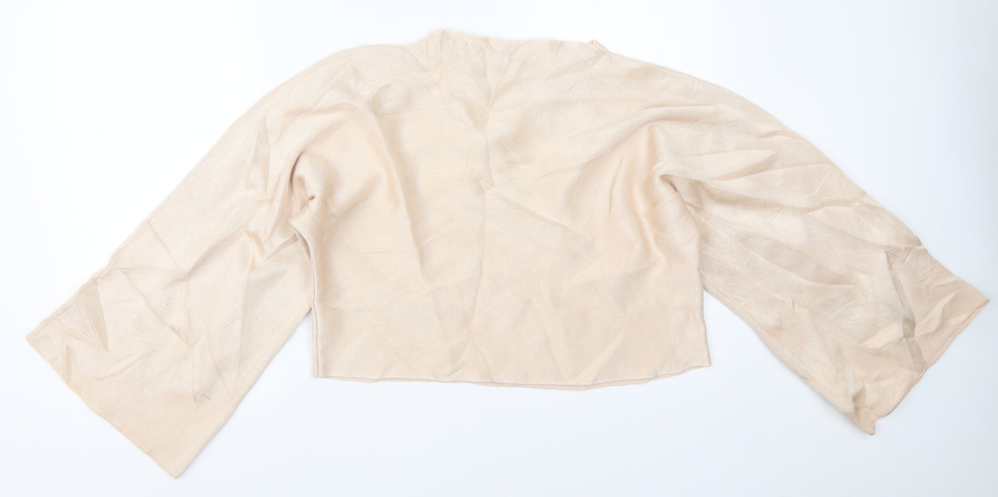 Zara Womens Beige   Pullover Jumper Size M