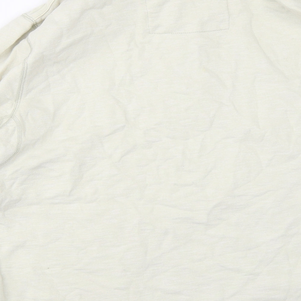 Seasalt Womens Beige   Henley Sweatshirt Size L