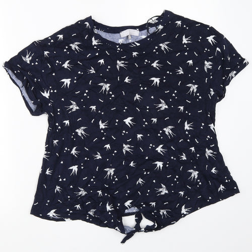 Red Herring Womens Blue   Basic T-Shirt Size 12