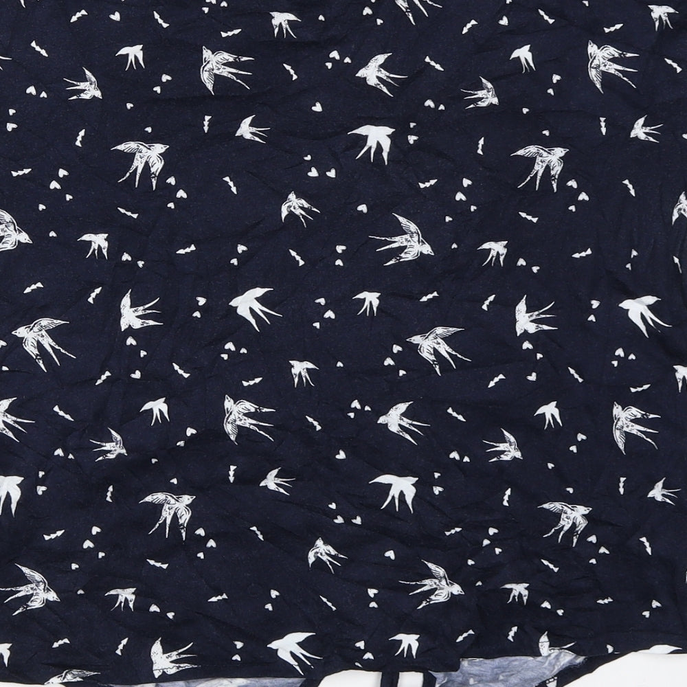 Red Herring Womens Blue   Basic T-Shirt Size 12