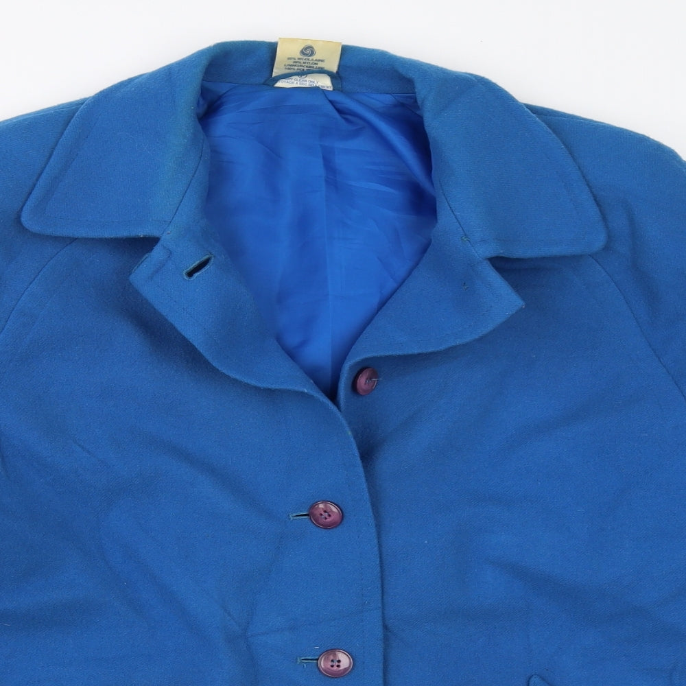 Eastex Womens Blue   Overcoat Coat Size 16