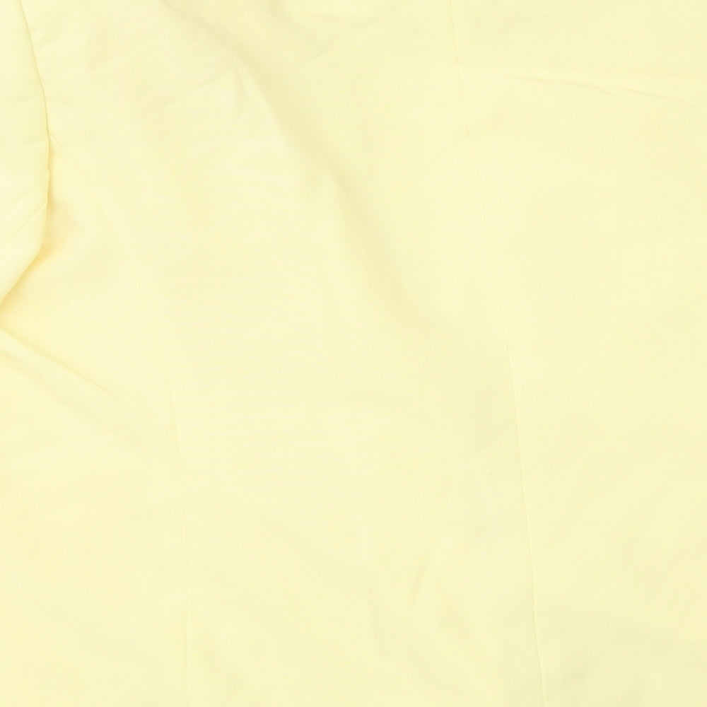Classics Womens Yellow   Jacket Blazer Size 24