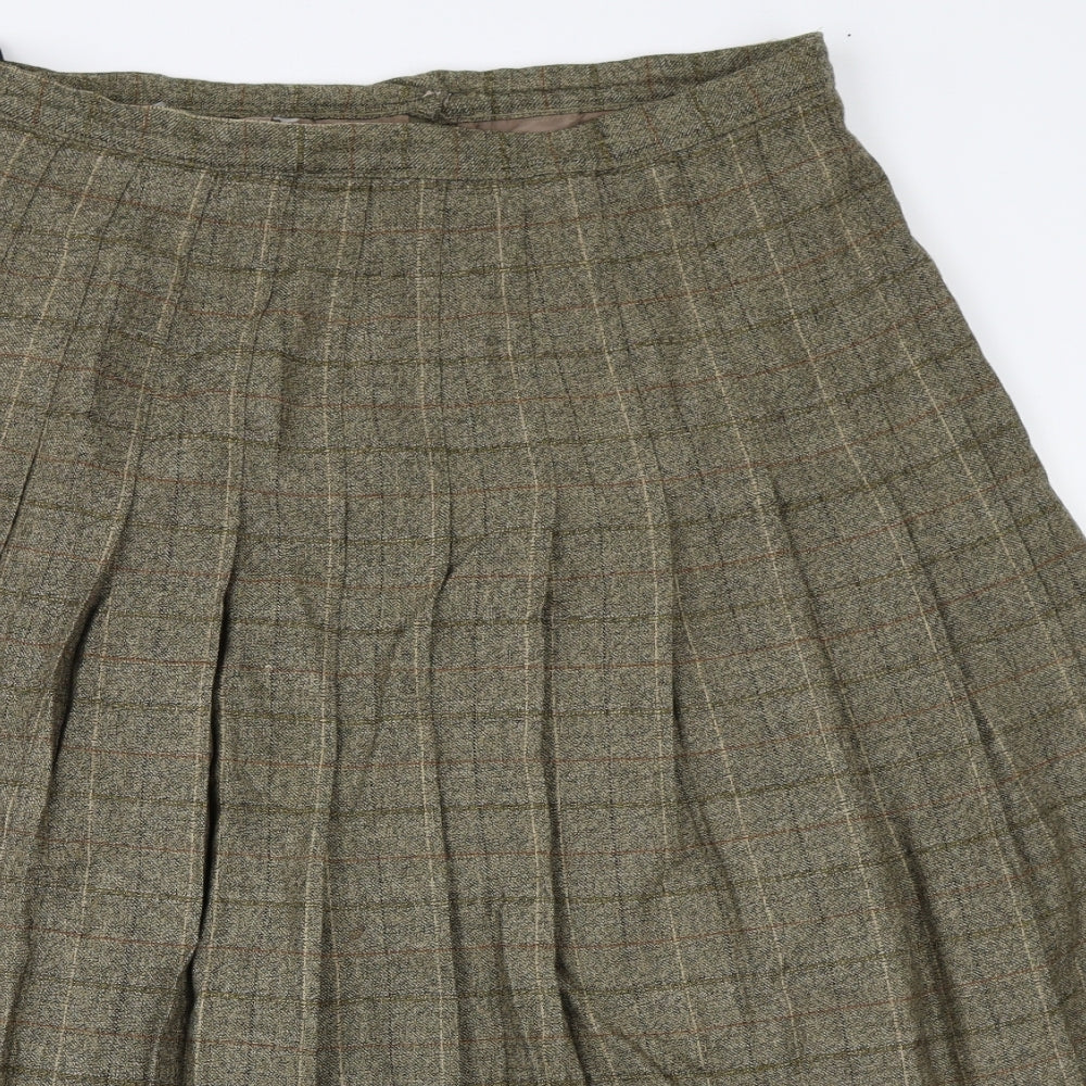 Marks and Spencer Womens Green   Flare Skirt Size 20
