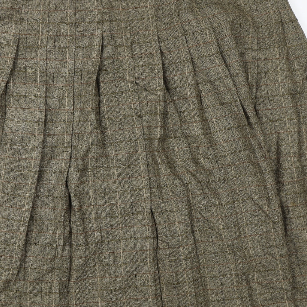 Marks and Spencer Womens Green   Flare Skirt Size 20