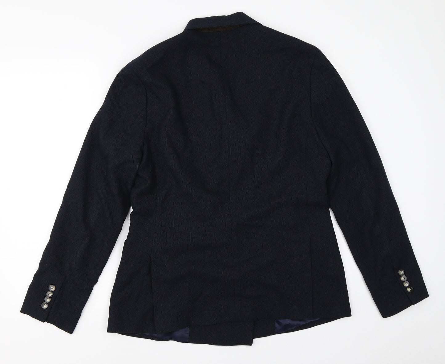 Moss Womens Blue   Jacket Blazer Size 38