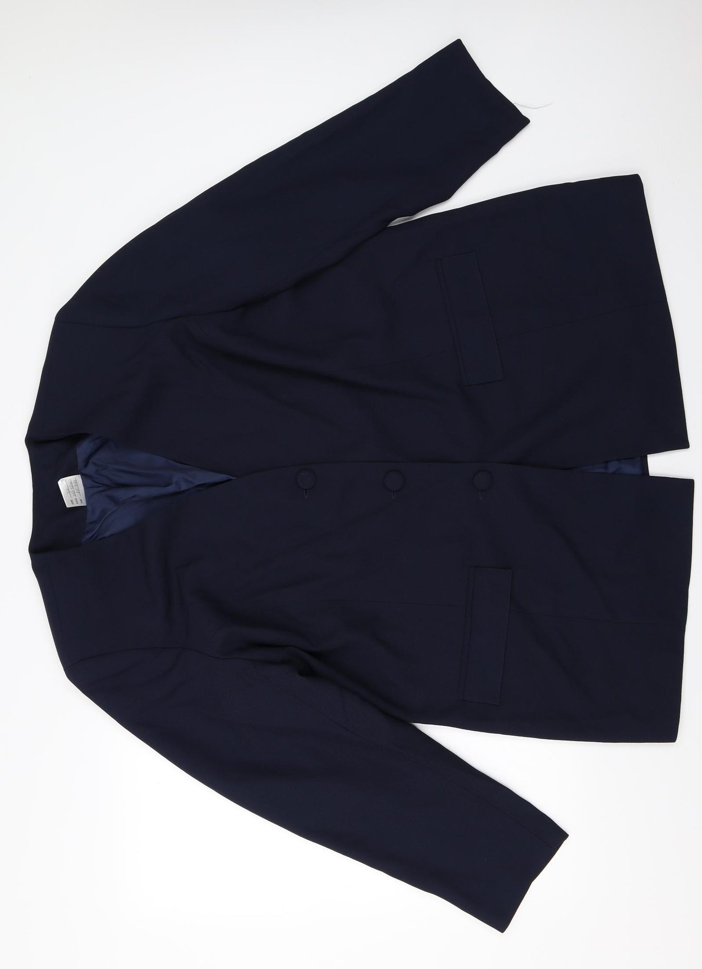 Preworn Womens Blue   Jacket Blazer Size 22