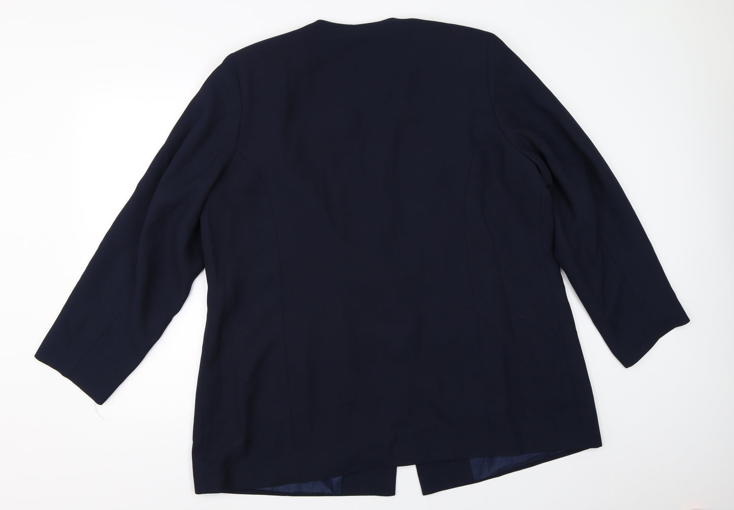 Preworn Womens Blue   Jacket Blazer Size 22