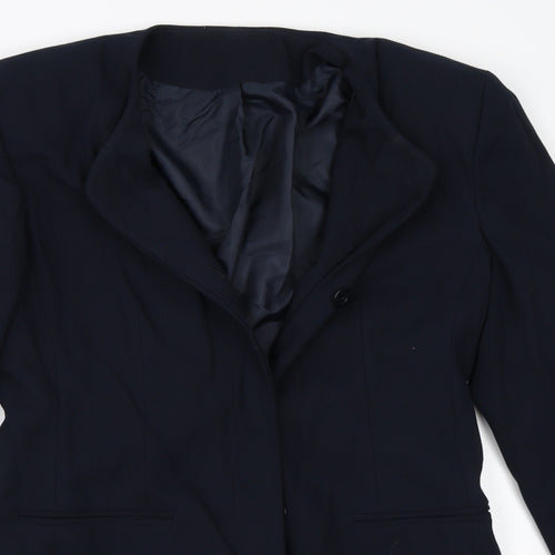 Richards Womens Blue   Overcoat Coat Size 12