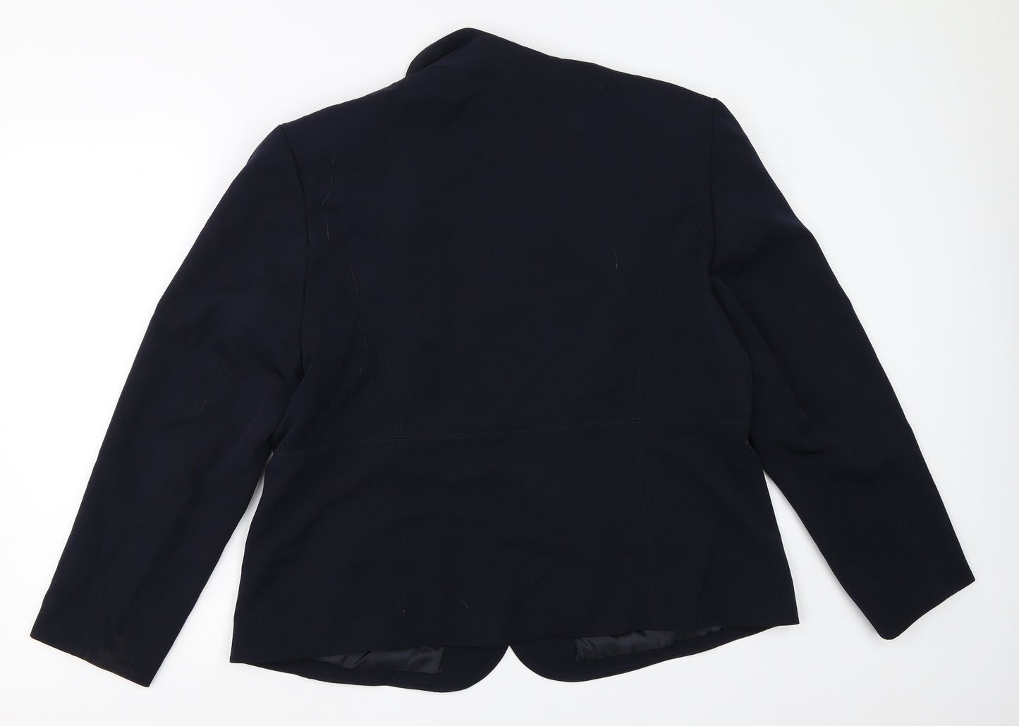 Preworn Womens Blue   Jacket Blazer Size 16