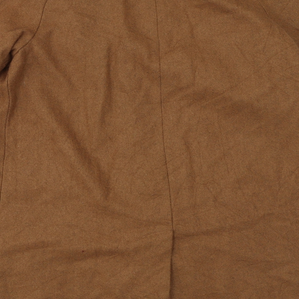Dorothy Perkins Womens Brown   Overcoat Coat Size 12