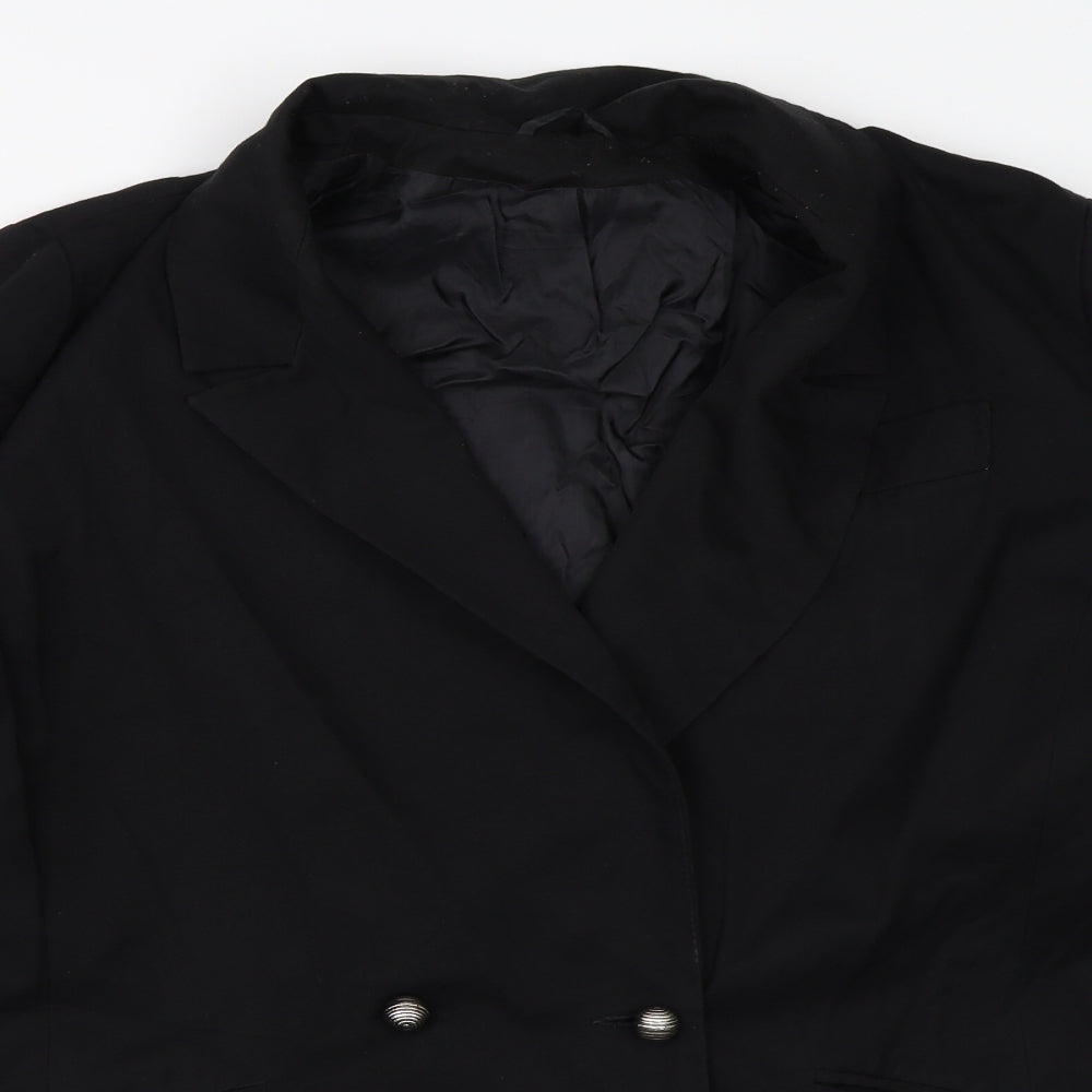 Long Tall Sally Womens Black   Jacket Blazer Size 18