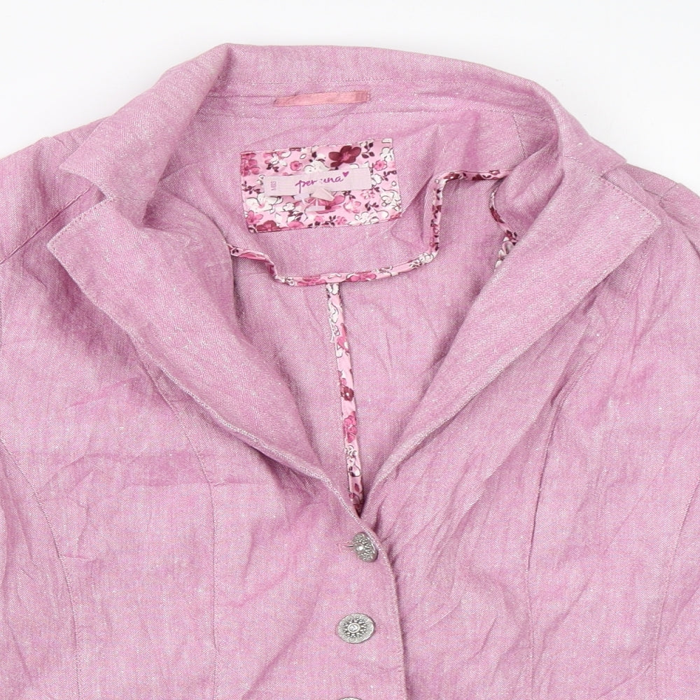 Per Una Womens Pink   Jacket Blazer Size 14