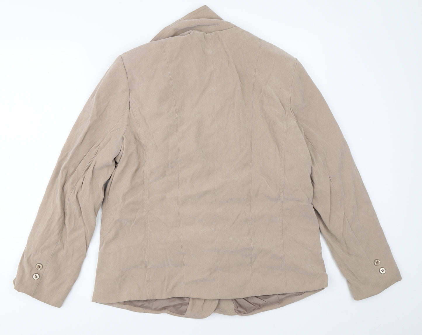 Joella Di Marco Womens Beige   Jacket  Size XL