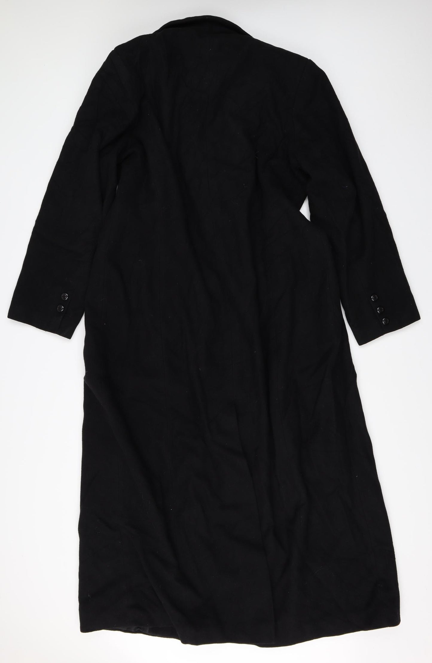 Long Tall Sally Womens Black   Overcoat Coat Size 20