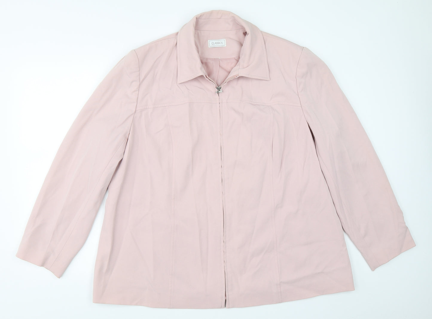 Classics Womens Pink   Jacket Coat Size 24