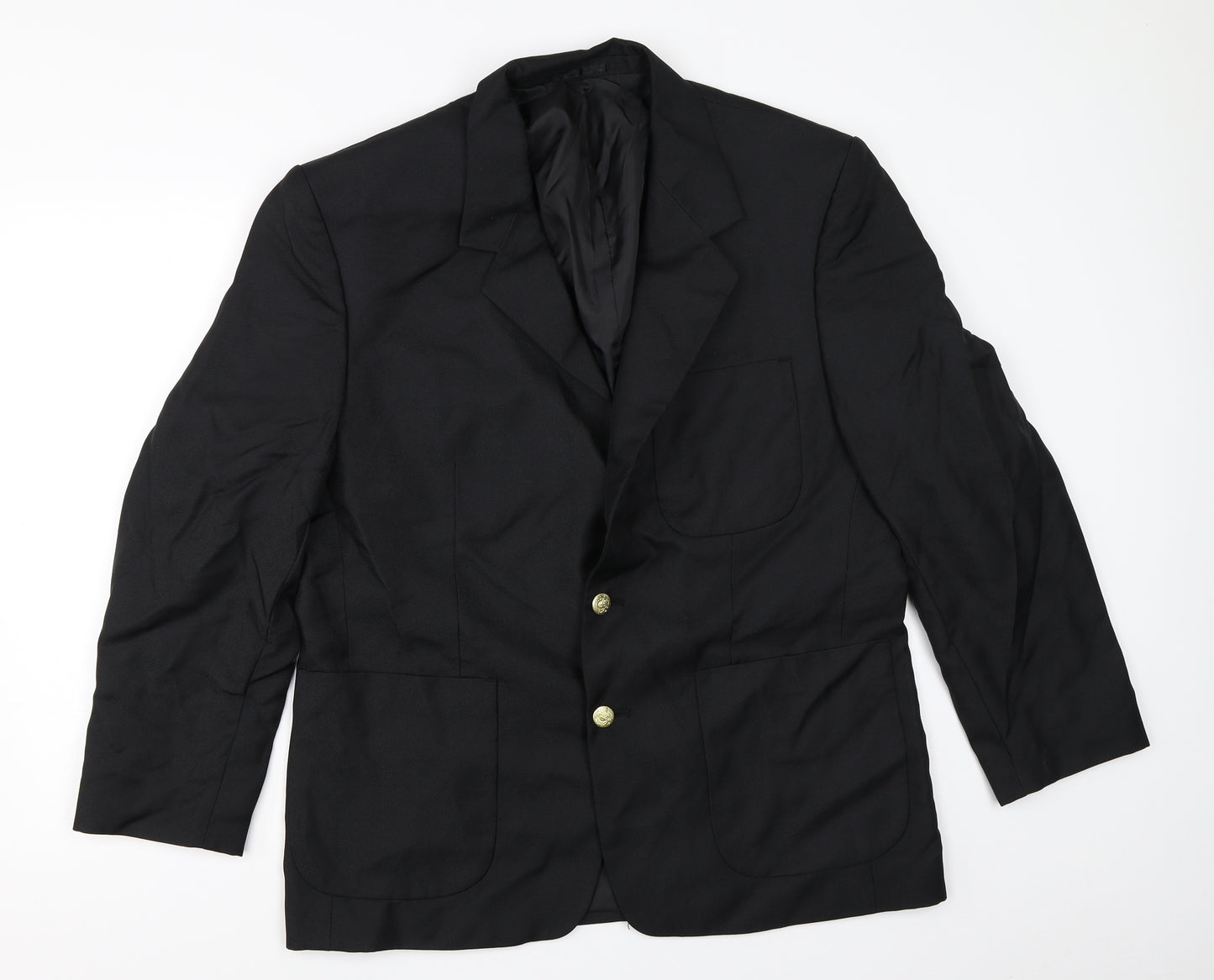 Cheems Mens Black   Jacket Blazer Size 42
