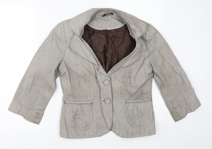 BHS Womens Brown Jacket Blazer Size 10