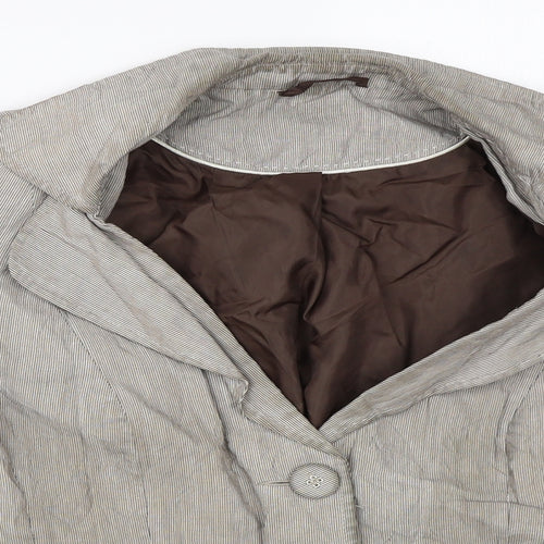 BHS Womens Brown   Jacket Blazer Size 10