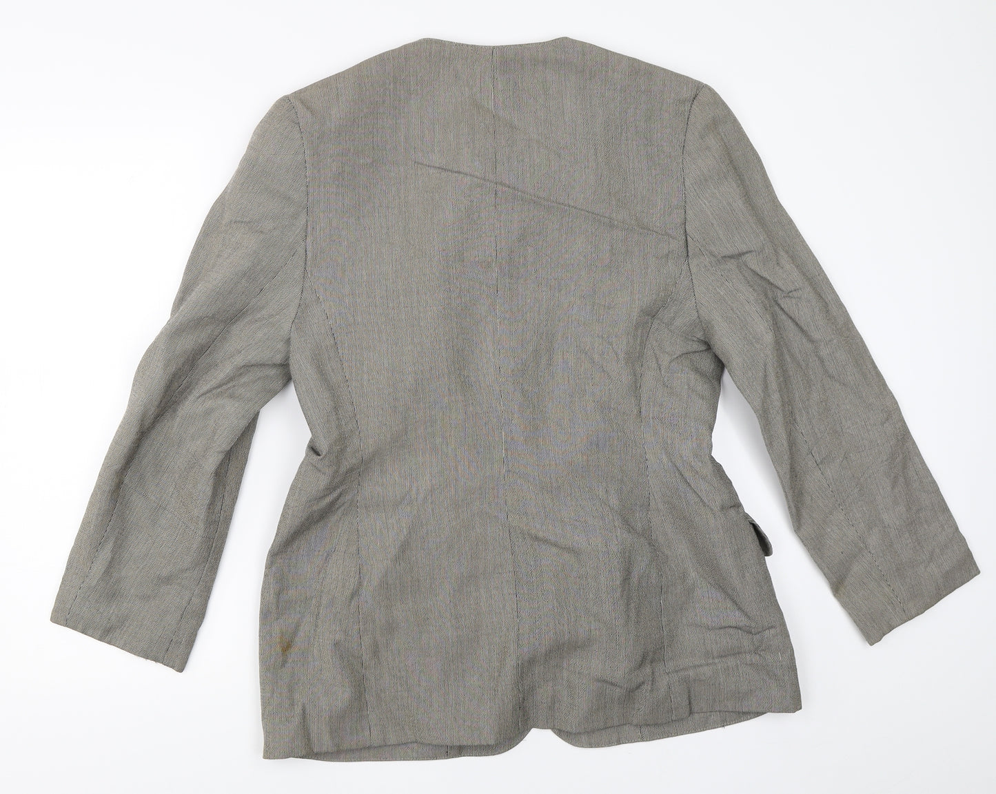 Preworn Womens Grey   Jacket Blazer Size 14