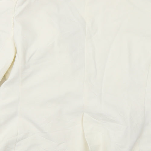 Zara Womens Ivory   Jacket Blazer Size L