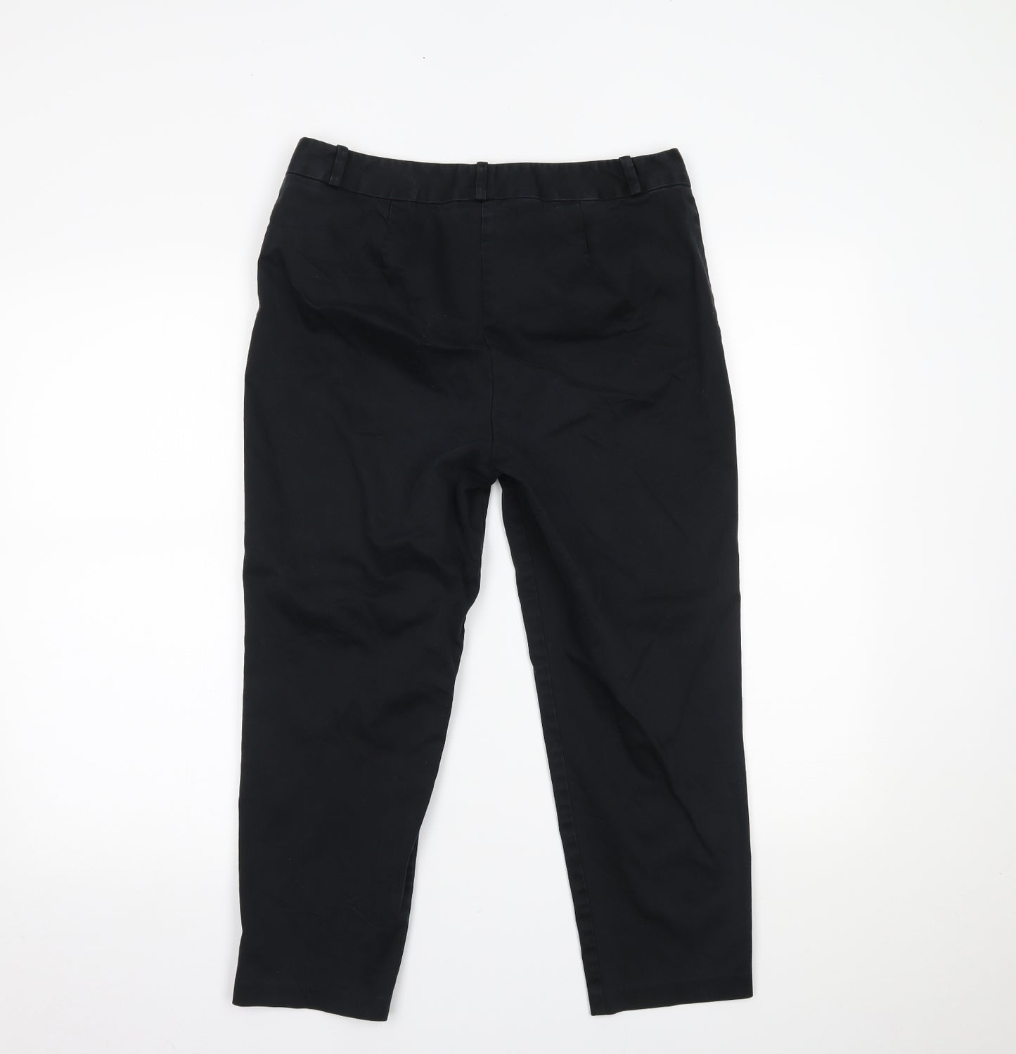 Marks and Spencer Womens Black   Trousers  Size 12 L21 in