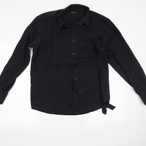 Peter Werth Mens Black    Button-Up Size 40