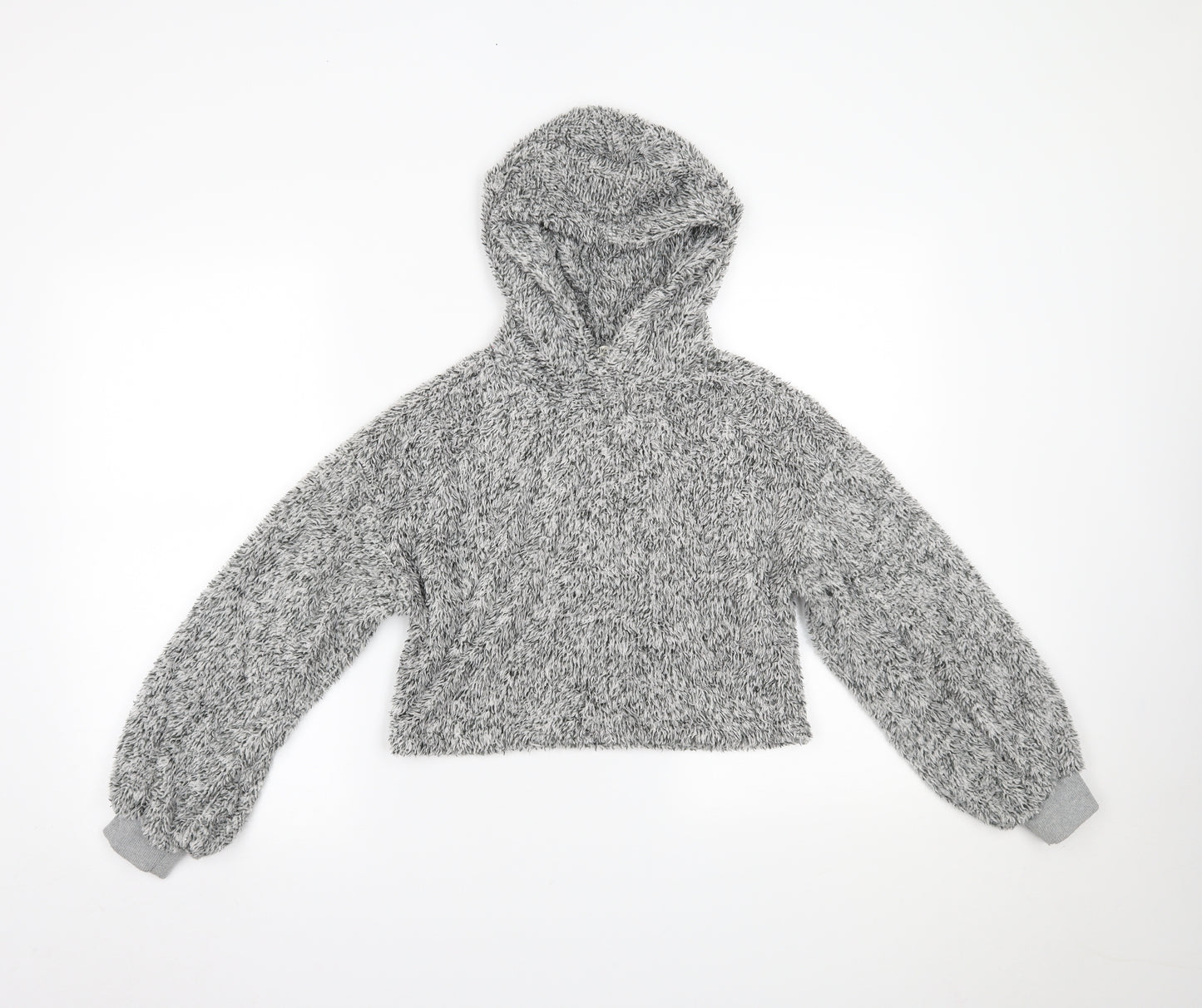 SheIn Girls Grey   Pullover Hoodie Size 11-12 Years