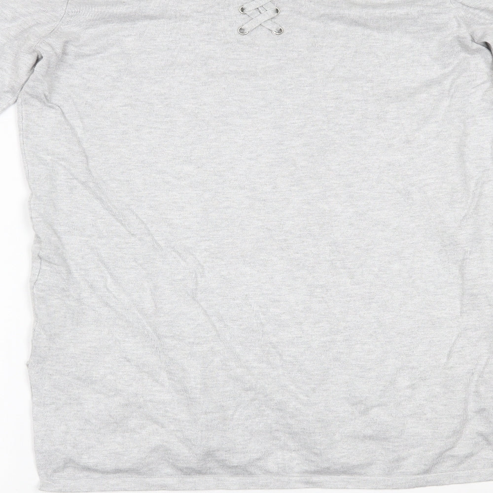 Julian MacDonald Womens Grey   Basic Blouse Size 14