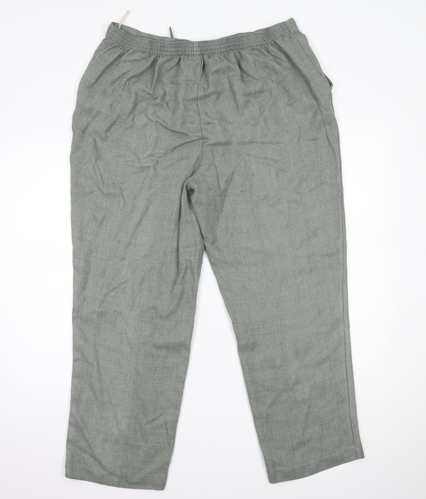 BM Womens Green   Trousers  Size 18 L24 in